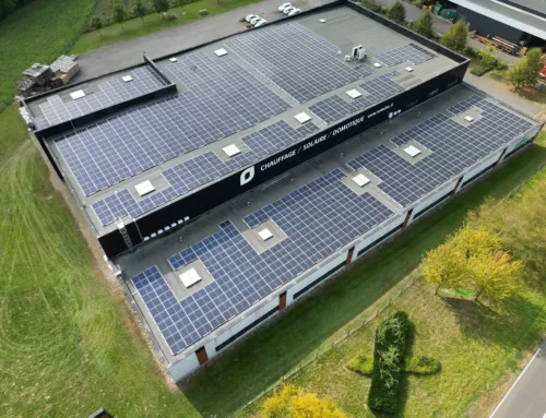 Bâtiment photovoltaïque Rothelec à Eschbach en Alsace