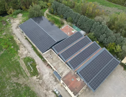 Bâtiment photovoltaïque Power Grains dans le Vaucluse