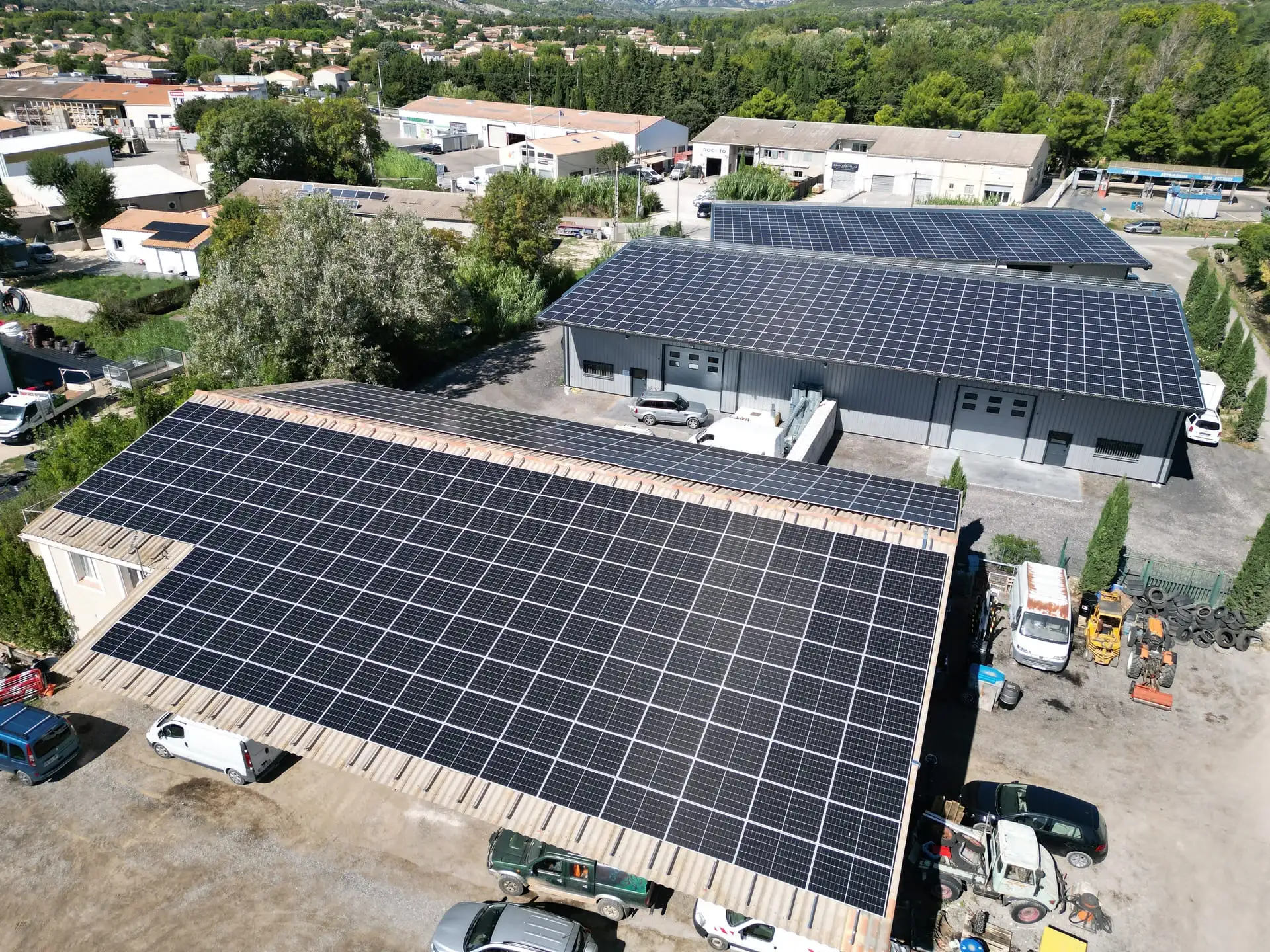 bâtiment photovoltaïque Bouches du Rhône